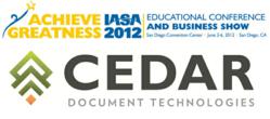 CEDAR to Exhibit at 2012 IASA Conference